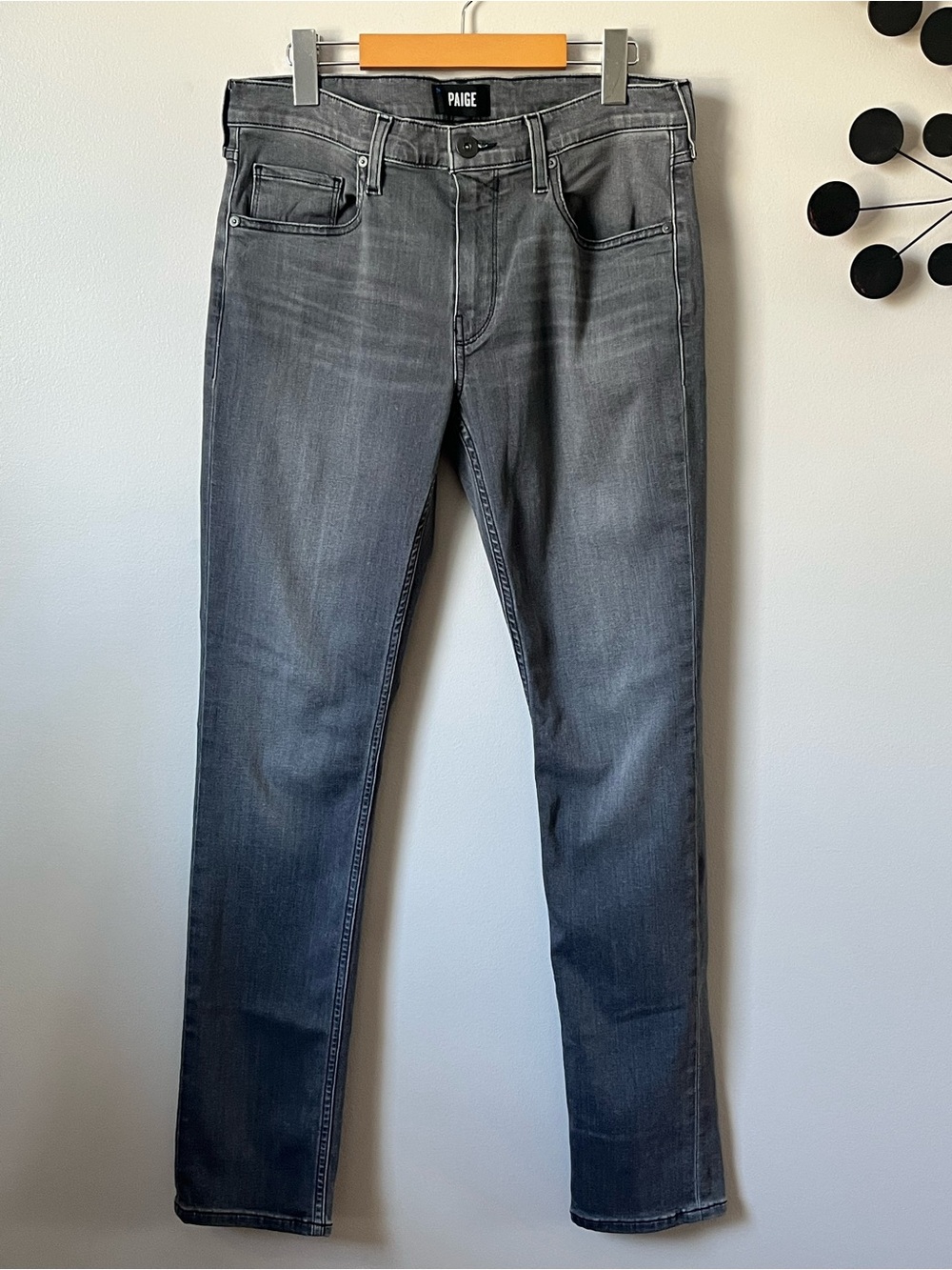 Men’s PAIGE TERRY GREY LENNOX JEANS